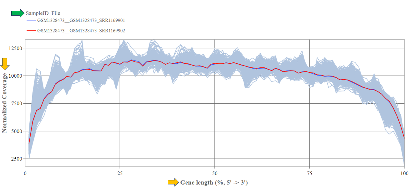 Gene body coverage plot