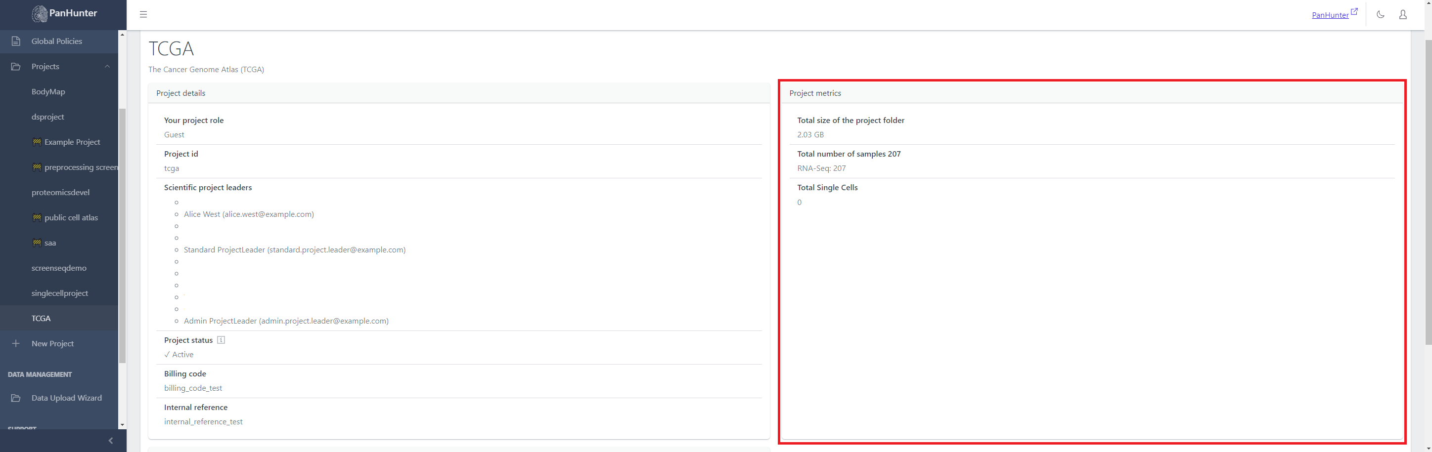 Project Metrics