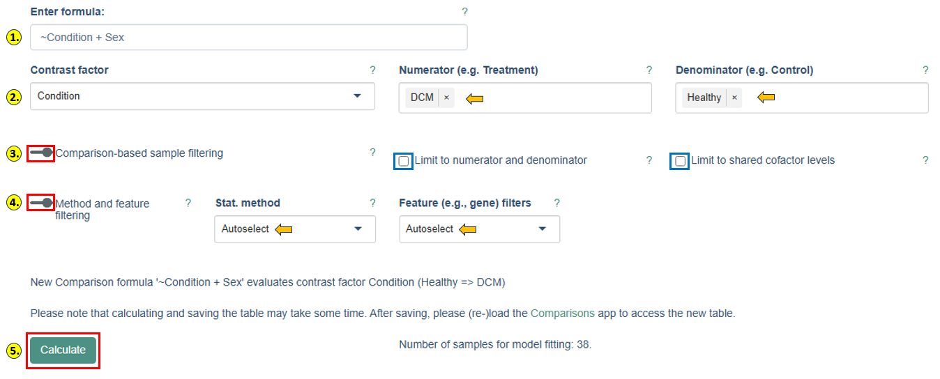 New Comparison Analysis