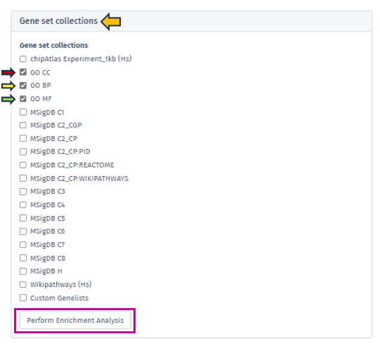 Gene set collections