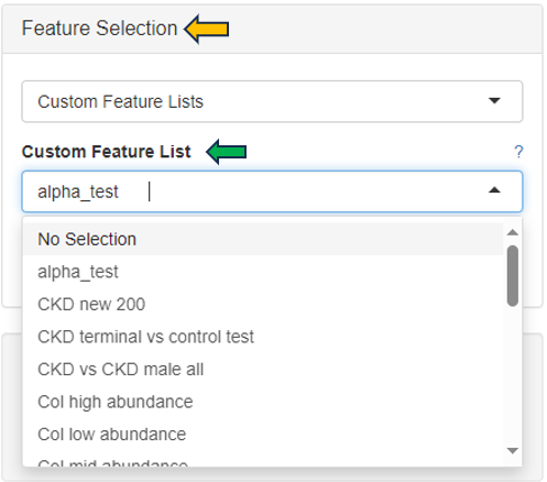 Feature selector Feature selector