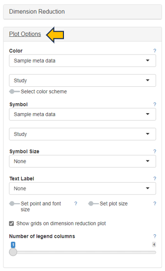 Plot Options Plot Options