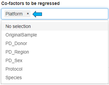 Differential Abundance cofactors regressed
