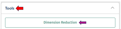 Dimension reduction panel Dimension reduction panel